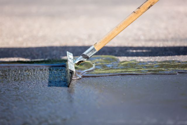 flat top asphalt coating